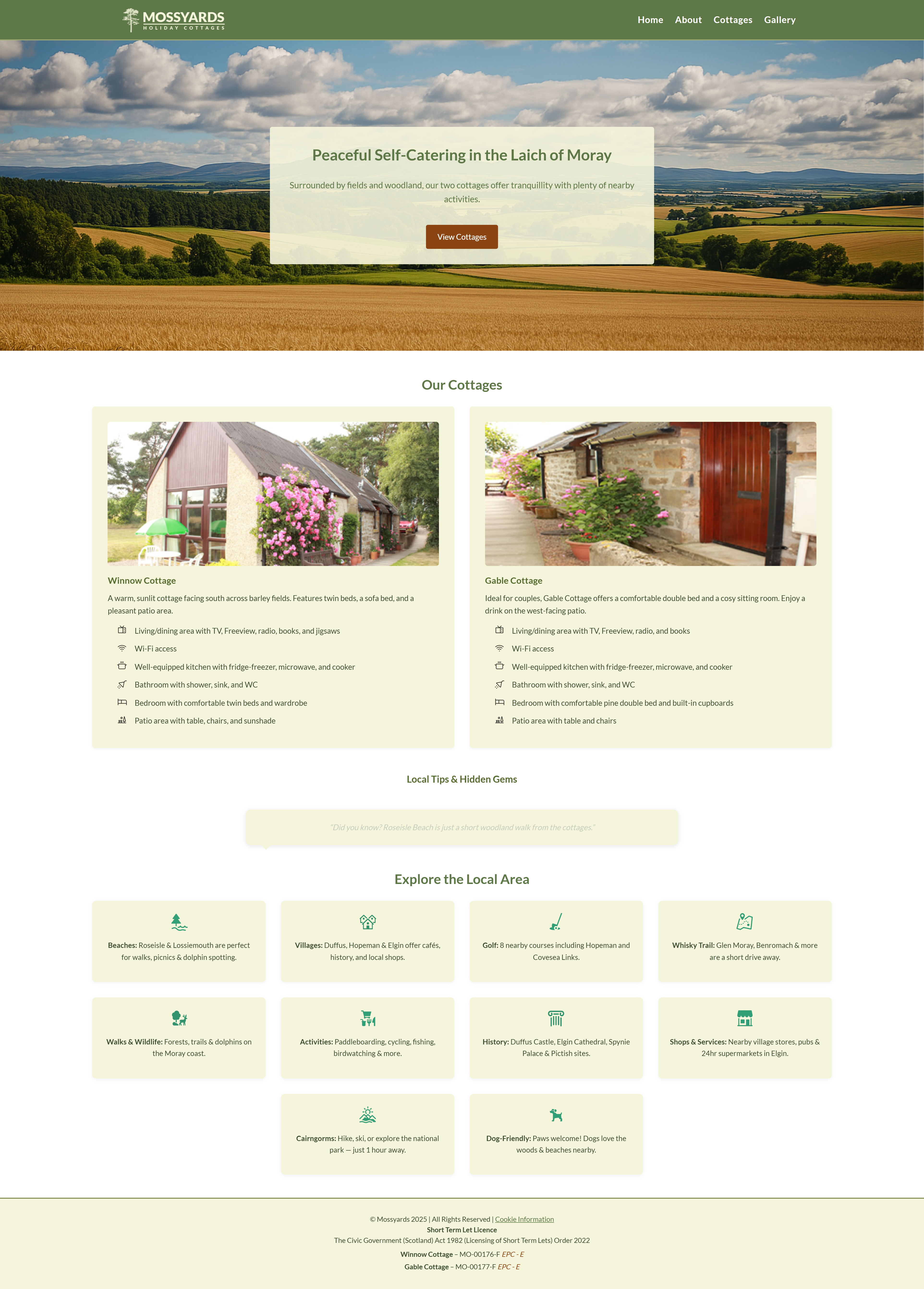 Homepage Desktop Screenshot